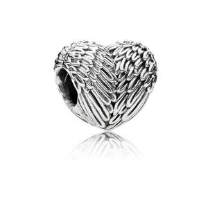 Pandora Angelic Feathers Heart Charm
